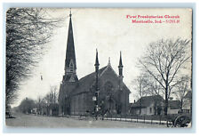 c1940s First Presbyterian Church Monticello Indiana IN Vintage Postcard picture