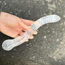 1pc  Large Natural White Clear Quartz Crystal Massage Penis Wand Gemstone Yoni picture