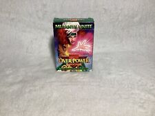 1996 FLEER MARVEL OVERPOWER CARD GAME MUTANTS UNITE 55 COLLECTABLE CARDS picture