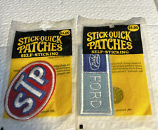 Vintage MR Patches Ford & STP Embroidered Self Sticking Patches Jackets Hats picture