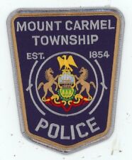 PENNSYLVANIA PA MOUNT CARMEL TOWNSHIP POLICE NICE SHOULDER PATCH SHERIFF picture