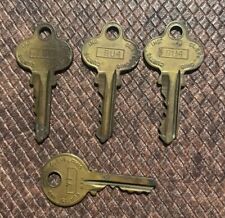 Lot Of 4 Curtis Industries Ohio Keys Brass picture