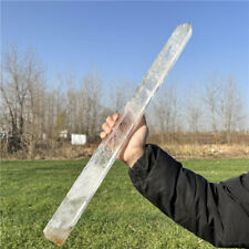 5.58LB Natural Clear Quartz Obelisk Crystal Large Tower Point Wand Healing picture