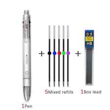 Multi-color 6 In 1 Color Ballpoint Pen Ball Point Office Supply Pens Kids School picture