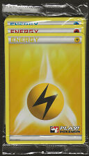 2011 Pokemon ENERGY Card Play League Set Holo 8pcs Lighting Fire Water Sealed  picture