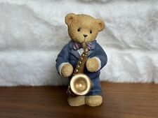 Cherished Teddies Josh “I’ve Written A Special Note For You” 2002 Bear Figurine picture