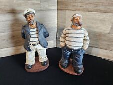 Sea Captain & Sailor Resin Nautical Decor Figurines picture