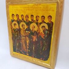 Synaxis of The Twelve Apostles ICXCNIKA Byzantine Orthodox Rare Icon Art picture