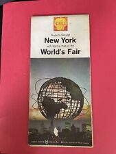 Vintage 1964-65 Shell New York World's Fair Guide to Greater New York Map picture
