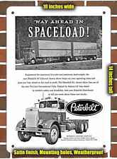 Metal Sign - 1962 Peterbilt Model 351 Truck- 10x14 inches picture