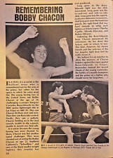 1981 Boxer Bobby Chacon illustrated picture