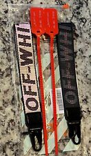 2 Pack OFF WHITE KEYCHAIN LANYARD BLACK &  Pink (new In Shipped Bag) picture