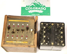 (2) Vintage Telephone Items / W.E. Co. No. 74910 + Office Operator Control Box picture