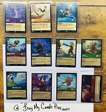 Disney Lorcana Promo Card lot - 11 Cards NM picture
