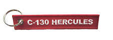 C-130 Hercules Cargo Plane Remove Before Flight  Embroidered Keychain picture