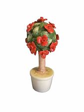 Italian Capodimonte Floral Topiary Sphere Made In Italy By I. Borbone Signed picture