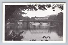 Shelburne Falls MA-Massachusetts, Scenic View Of Deerfield Run Vintage Postcard picture