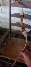 **AWESOME VINTAGE NATIVE AMERICAN RECURVE BEGINNER BOW  41 in  HANDMADE 1970s ** picture