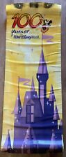 Disney World Park Used 2001  Vinyl Lamppost Banner 100 Years Of Magic picture
