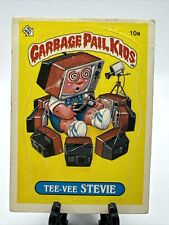 1985 Topps Garbage Pail Kids 1st Series 1 Matte Back Card 10a Tee-Vee Stevie picture