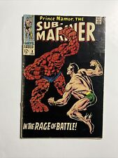 Sub-Mariner #8 (1968) 4.0 VG Marvel Silver Age Key Issue Thing Battles Namor picture