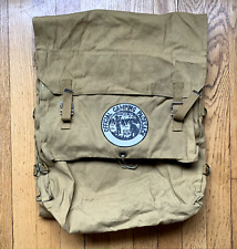 Vintage 50s 60s Boy Scouts Yucca Pack Official Camping Packsack picture