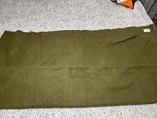 Army Wool Blanket 66x90. USGI Issue. New Old Stock. 100% Wool picture