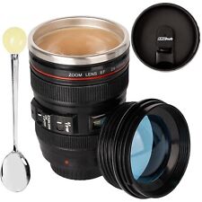 Camera Lens Coffee Mug,Travel Coffee Cup,Stainless Steel Lens Mug Thermos Cam... picture