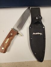 SCHRADE UNCLE HENRY LIMITED EDITION SCPROM-16-13 FIXED BLADE KNIFE w/ HOLDER picture