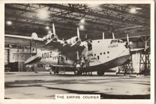 Senior Service Cigarette Cards. Flying collection. 44 of 48. The Empire Courier. picture