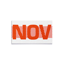 NOVEMBER - California License Plate RED Month Sticker - DMV Registration YOM Tag picture
