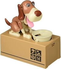 Dog Money Piggy Bank Hungry dog eating coin Piggy bank Fun Novelty NEW picture