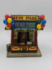 Lemax 1999 Millenium News Stand Year 2000 #93307 Christmas Village Carnival Fair picture