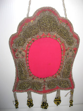 Antique Iroquois Beaded Hanging Frame 10