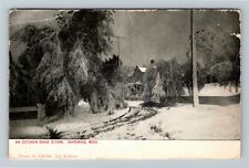 Ishpeming, MI-Michigan, October Snow Storm, c1910 Vintage Postcard picture