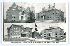 Postcard Washington Pennsylvania Schools Multi-View 5th 1st 3rd, etc picture