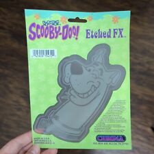 Vintage Scooby Doo Decal Chroma Etched Fx Cartoon Network 1999 picture