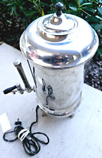 Vintage Silver Large Commercial Edison Coffee Pot brings a touch of nostalgia picture