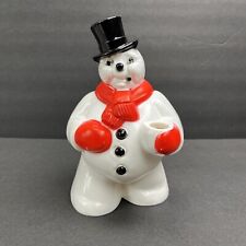 VTG Royalite Royal Electric Snowman Christmas Decor Plastic No Cord/Bulb 50s 60s picture