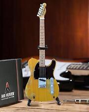 Axe Heaven Bruce Springsteen Fender Tele Vintage Blonde Miniature Guitar Disp.. picture