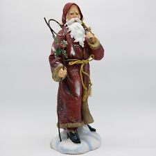 Traditional Old-World Santa Claus Statue Figurine stands 17 inches tall picture