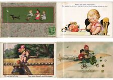 CHILDREN CHILDREN'S 270 Vintage Postcards (L4155) picture