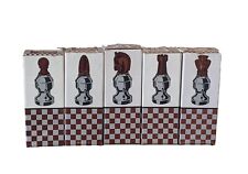 Vintage Avon After Shave Chess Piece Bottles (Filled) - Set of 5 picture