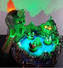 Lemax Spooky Town SKULL RIVER Halloween Skeleton Carnival Haunted House Animated picture