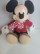 2015 DISNEY Store Plush CHRISTMAS MICKEY MOUSE With Tags  picture