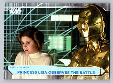 2021 Topps Star Wars Battle Plans #65 (Princess Leia Observes the Battle) SW1 picture