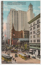 c1908~Broadway Telephone & Telegraph Building~New York City NY~Vtg Postcard picture