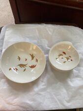 7 RARE ANTIQUE ROYAL CHINA LEAF MELODY BOWLS MID CENTURY MODERN ATOMIC picture