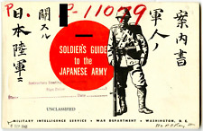 182 page 1944 War Department SOLDIER'S GUIDE To JAPANESE ARMY Manual on Data CD picture