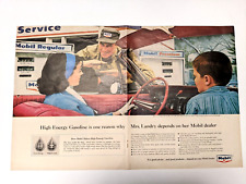 Vintage 1964 Mobile Gas Service Station Advertisement Gasoline Mrs. Landry picture